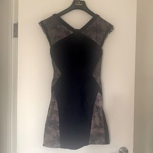 BCBG Maxazria Navy Dress Size S